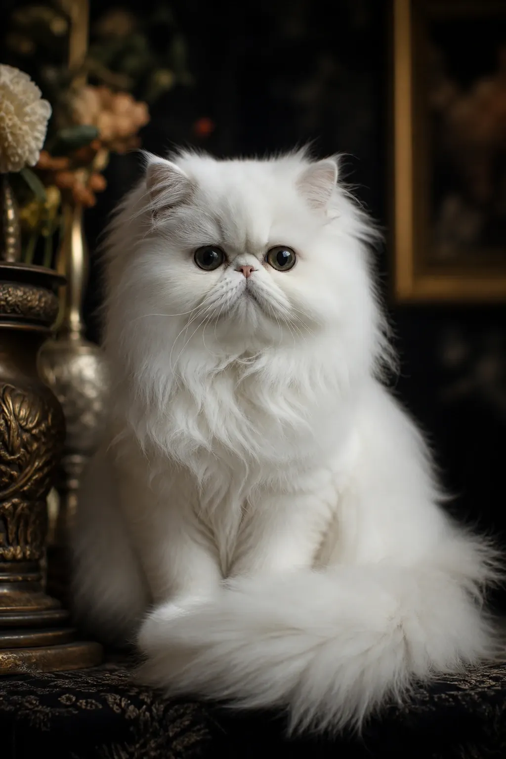 Persian kitten in a calm home-ready portrait